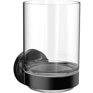 Emco verre rond 432013300 noir, verre cristal clair - Publicité