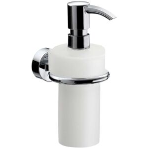 Emco Rondo 2 452100102 Distributeur de savon liquide acrylic blanc, doseur plastique, 245 ml