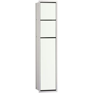 Emco Asis 975027450 Modules toilettes Box pour Porte-papier, porte-papier de reserve ou porte papier humide, porte-balai de WC