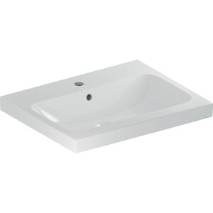 Geberit iCon light vasque 501835006 70x48cm, trou pour robinet central, sans trop-plein, blanc KeraTect - Publicité