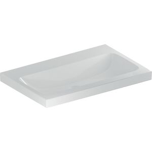 Geberit iCon lavabo 501848007 70x48cm, sans trou du robinet, sans trop - plein, pour plan de travail, blanc