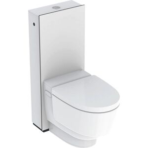 Geberit AquaClean Mera Classic WC lavant sur pied 146240111 système complet, sans rebord, blanc -alpin - Publicité