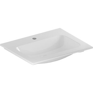 Geberit iCon light lavabo pour meuble 501843001 avec trou pour robinetterie, sans trop-plein, blanc - Publicité