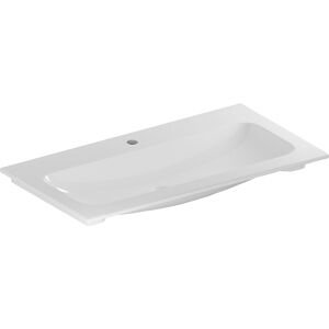 Geberit iCon light lavabo pour meuble 501845001 avec trou pour robinetterie, sans trop-plein, blanc - Publicité