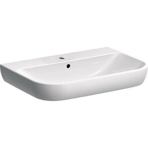 Geberit Smyle lavabo 500248011 blanc, 70x48cm, avec trou pour robinetterie et trop-plein - Publicité