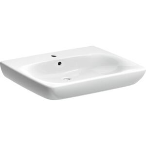 Geberit Renova Comfort Select lavabo 258565000 65x55cm, blanc, avec trop-plein, accessible en fauteuil roulant