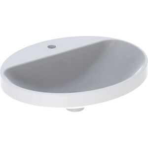 Geberit VariForm le bassin 500723002 55x45cm, avec la plate - forme du robinet, sans trop - plein, de forme ovale, KeraTect blanc - Publicité