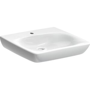Geberit Renova Comfort Select lavabo 258557000 55x55cm, blanc, sans trop-plein, accessible en fauteuil roulant