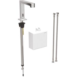 Brenta mitigeur lavabo infrarouge 116178211 avec mitigeur thermostatique, installation sur pied, fonctionnement sur piles, Geberit - Publicité