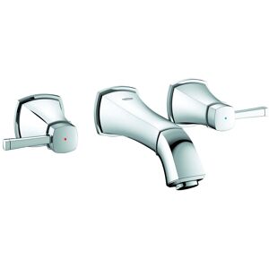 Grohe Grandera Grohe Grandera 20414000 chrome, mitigeur mural 3 trous, saillie 177 mm