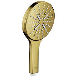 Grohe Rainshower match0 26574GN0 cool sunrise brosse, 3 modes de pulverisation, avec limiteur de debit 9,5 l / min