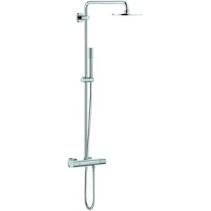 Grohe Rainshower 210 systeme de douche 27032001 chrome, avec thermostat apparent, bras de douche 450mm