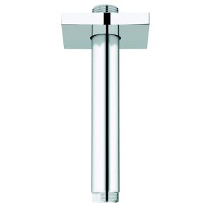 Grohe Rainshower sortie plafond 27485000 rosace carrée, longueur 142mm