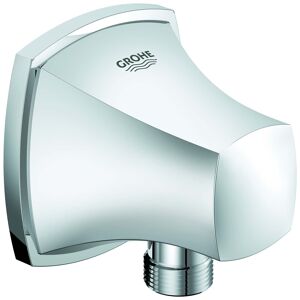 Grohe Grandera raccord mural coude 27970000 chromé, filetage extérieur