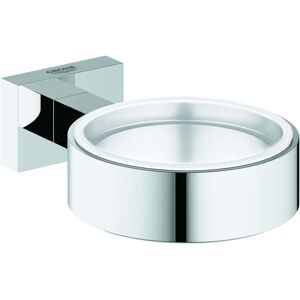 Grohe Essentials Cube Halter chrome, pour verre, distributeur de savon ou porte-savon