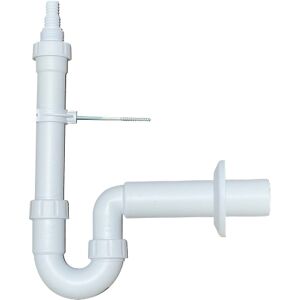 Siphon d'appareil HAAS 1935 DN 50, 1 raccord d'appareil combine 3/4, 1 et G 1, polypropylene, blanc