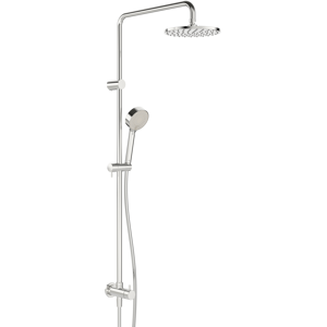 systeme de douche Hansa Hansaviva 44190200 chrome , raccordement direct au coude de raccordement mural