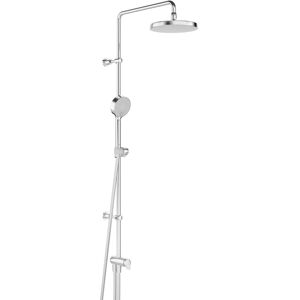 Hansabasicjet système de douche 44380200 raccordement par flexibles à pression, saillie 407 mm, chromé