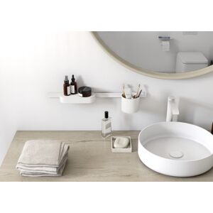 Hansgrohe WallStoris ensemble de salle de bain 27968700 en plastique, Blanc Mat - Publicité