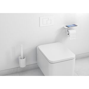 Hansgrohe WallStoris set de toilette 27969700 en plastique, Blanc Mat - Publicité