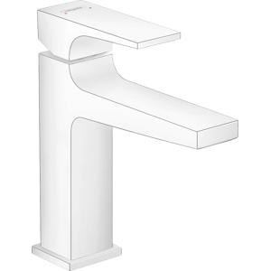 Hansgrohe Metropol mitigeur lavabo 32507700 saillie 135 mm, bonde push-open, blanc mat - Publicité