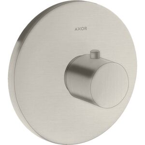 Hansgrohe Axor Uno set de finition 38375800 thermostat encastré, aspect acier inoxydable - Publicité