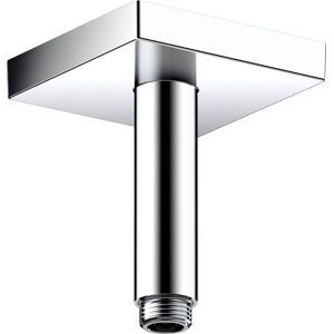 Hansgrohe raccord de plafond hansgrohe 26437000 100 mm, chromé , carré