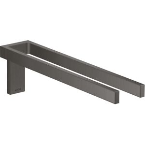 Hansgrohe Axor porte-serviettes 42622340 380mm, à deux bras, fixe, chrome noir brossé