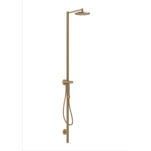 Hansgrohe Axor Starck colonne de douche 12670140 avec douche de tête, douchette, bronze brossé - Publicité
