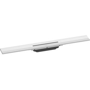 Hansgrohe RainDrain Flex douche match0 56050700 70cm, set de finition, raccourci, pour montage mural, blanc mat