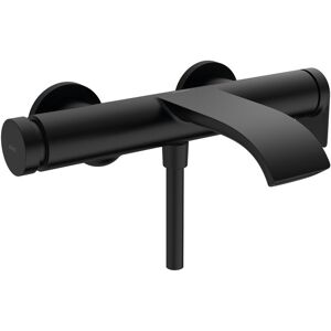 Hansgrohe Vivenis mitigeur bain 75420670 apparent, saillie 216mm, noir mat