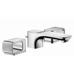 lavabo hansgrohe AxorUrquiola 11041000 chromé, avec garniture d'écoulement, avec Rosetten 3 trous - Publicité