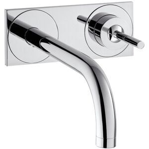 Hansgrohe Axor Uno lavabo mural 38115000 avec plaque, saillie 225 mm, chrome - Publicité