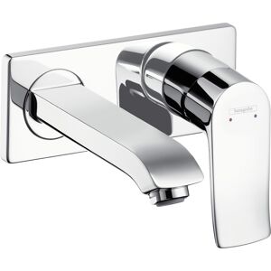 lavabo hansgrohe 31251000 Metris dissimulé, avec bec 165 mm - Publicité