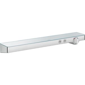 Hansgrohe ShowerTablet Select 700 13184000 thermostat apparent, pour 2 Verbraucher , etagere en verre