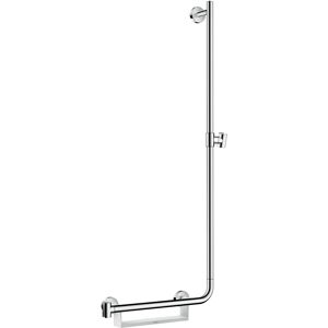 Hansgrohe Unica barre de douche 26404400 1100mm, blanc / chromé , droite - Publicité