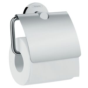 Porte-papier universel Hansgrohe Logis 41723000 laiton, avec couvercle, chromé - Publicité