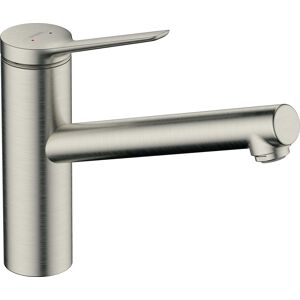 Hansgrohe Zesis robinet de cuisine 74806800 basse pression, 1jet, chauffe-eau ouvert, finition en acier inoxydable - Publicité