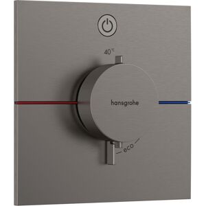 Hansgrohe ShowerSelect Comfort E thermostat 15571340 UP, pour 1 consommateur, chrome noir brosse