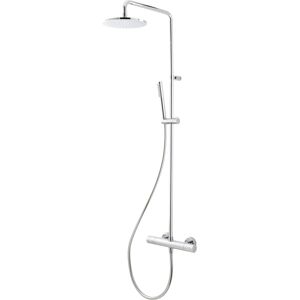 systeme de douche Herzbach Living Spa 2000 .01 chrome , avec douchette en plastique, Ø 200 mm