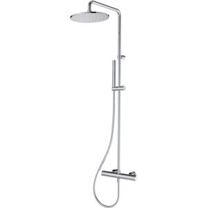 systeme de douche Herzbach Living Spa 2000 .01 chrome , avec douchette en plastique, Ø 250 mm