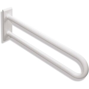 Hewi 801 active + rail de support 801.50D32098 blanc de securite, 850 mm, avec coussin de bras noir, antimicrobien