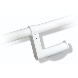 Hewi 801 WC mise a niveau support de WC match1 801.50.01199 frein a rouleau flexible integre, blanc pur