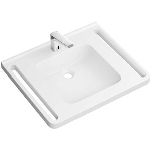 Hewi minérale 950.19.050 65x55cm, blanc , avec électronique mitigeur lavabo AQ1.12S21040 - Publicité