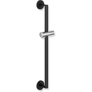 Hewi barre de System 900 Hewi System 900 900.33.03160JK Inox enduit de poudre noir mat / chrome, 900 mm, barre