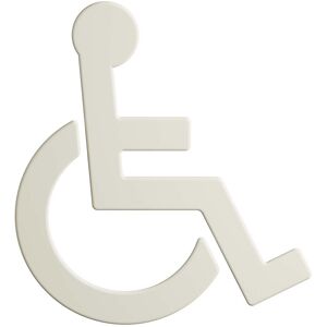 Hewi 801 symbol fauteuil roulant 801.91B03099 135x150x3mm, autocollant, mat, blanc pur - Publicité