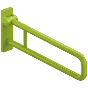 Hewi 801 rail de support à Hewi 801.50.21674 700 mm, vert pomme, ferme, âme en aluminium