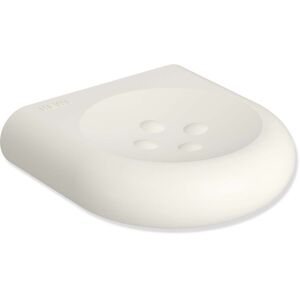 Hewi 477 porte-savon 477.02B10099 97mm, avec boutons, mat, blanc pur