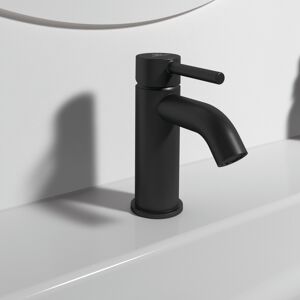 Ideal Standard mitigeur lavabo BC268XG Silk Noir, saillie 100mm, sans garniture de vidange
