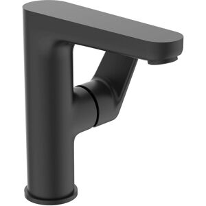 Ideal Standard O mitigeur lavabo BC555XG Silk Noir, projection 136mm, sans garniture de vidange